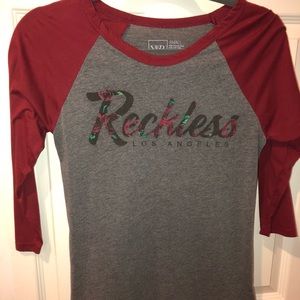 Young and reckless half sleeve T-shirt